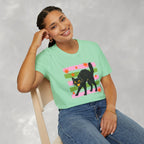Spooky, Cute Black Cat, Halloween Gildan Unisex Softstyle T-Shirt