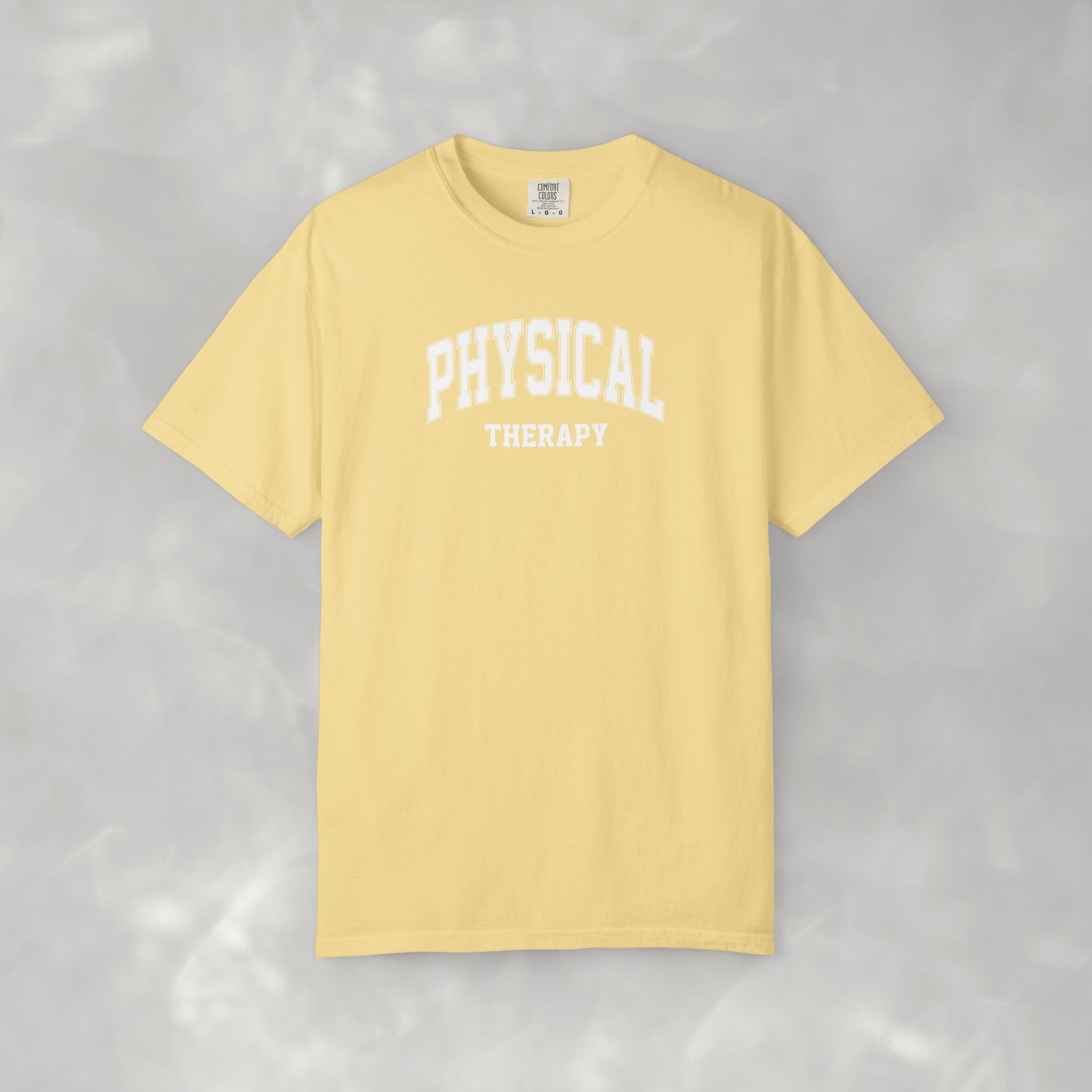 Physical Therapy, Therapist Classic Varsity Style Comfort Colors Tee