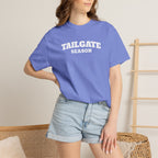 Tailgate Season, Football Game Day Unisex Comfort Colors Tee for Men and Women