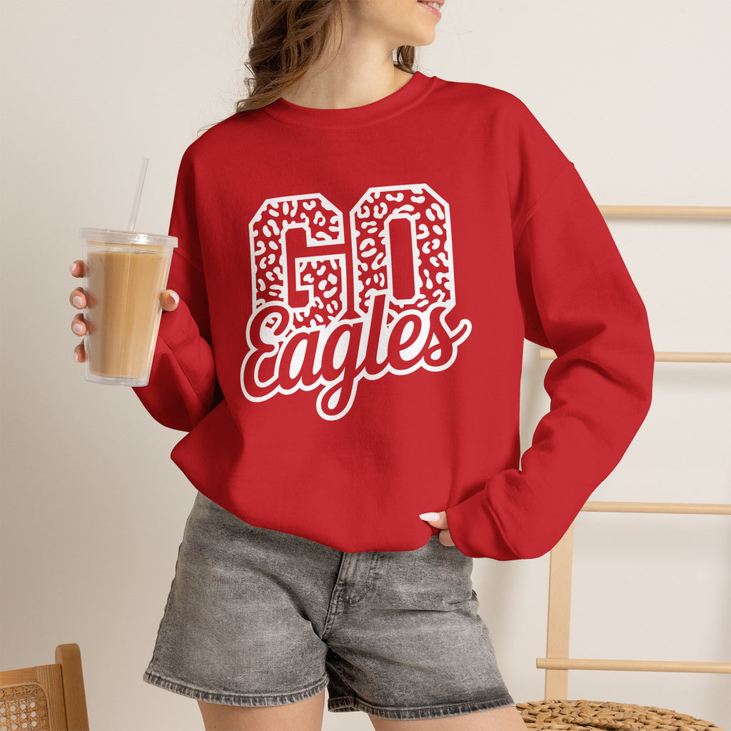 Go Eagles, Eagle Pride, Team Spirit Gildan Unisex Heavy Blend™ Crewneck Sweatshirt