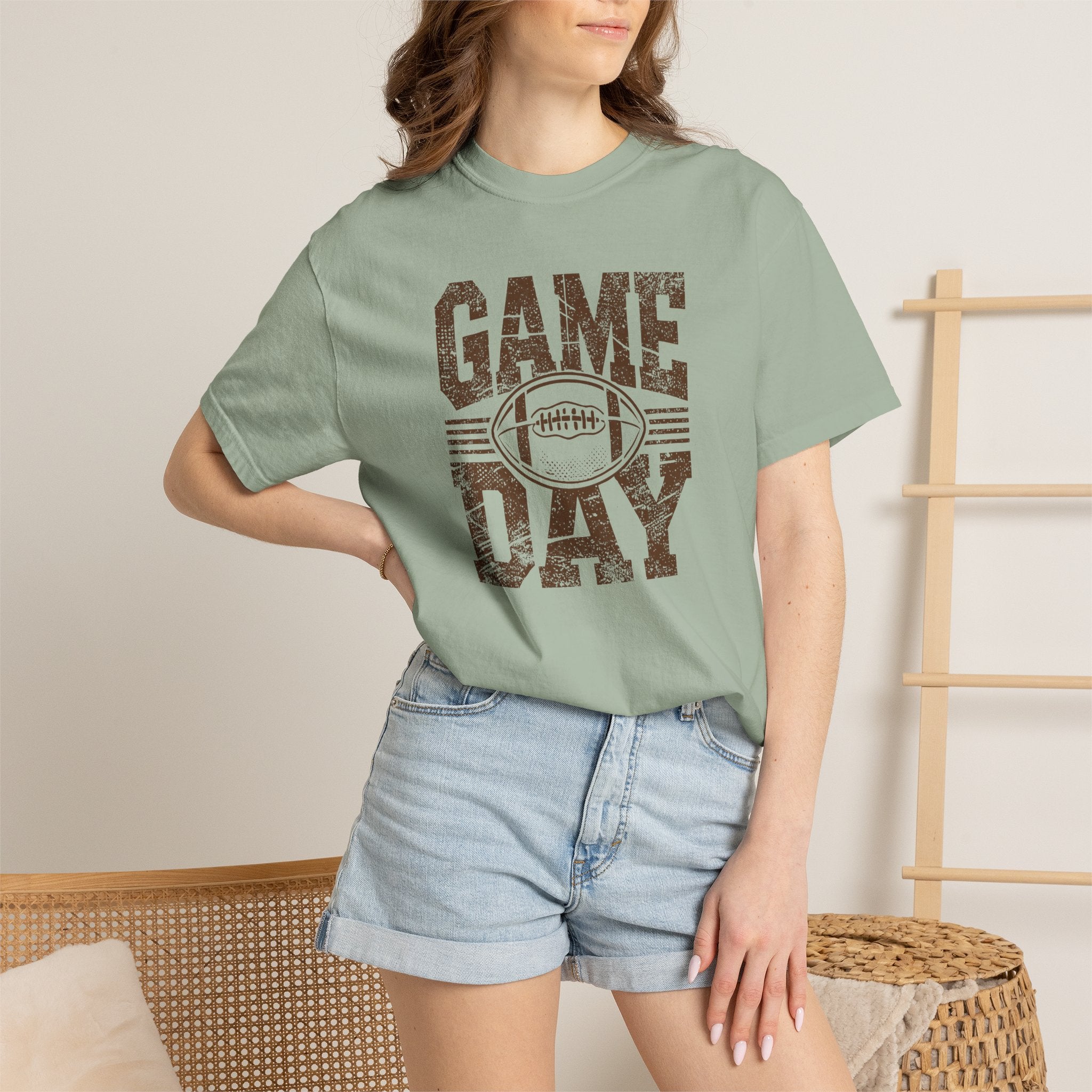 Unisex Football Game Day Comfort Colors Tee