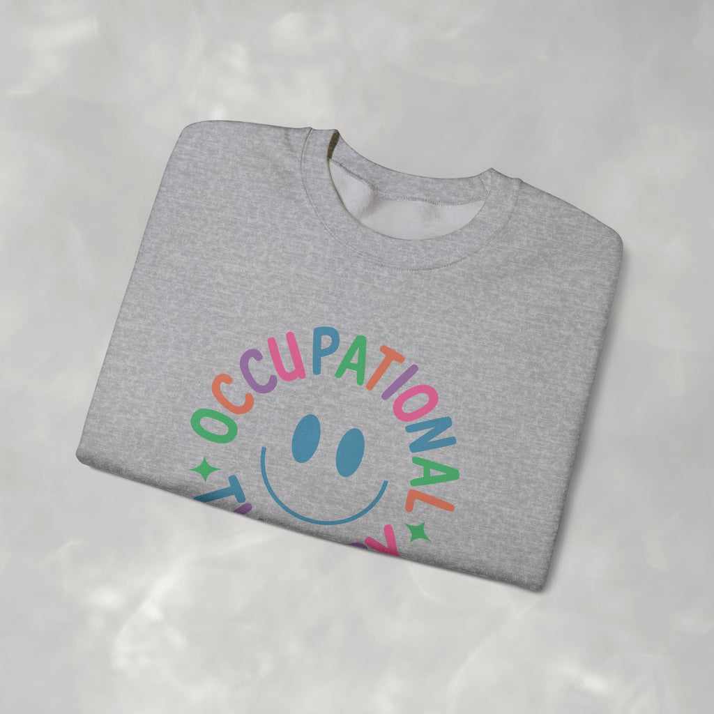 Occupational Therapy, Cute Playful Smile, OT, COTA Gildan Unisex Heavy Blend™ Crewneck Sweatshirt
