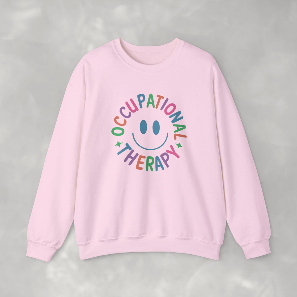 Occupational Therapy, Cute Playful Smile, OT, COTA Gildan Unisex Heavy Blend™ Crewneck Sweatshirt
