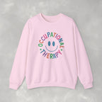 Occupational Therapy, Cute Playful Smile, OT, COTA Gildan Unisex Heavy Blend™ Crewneck Sweatshirt