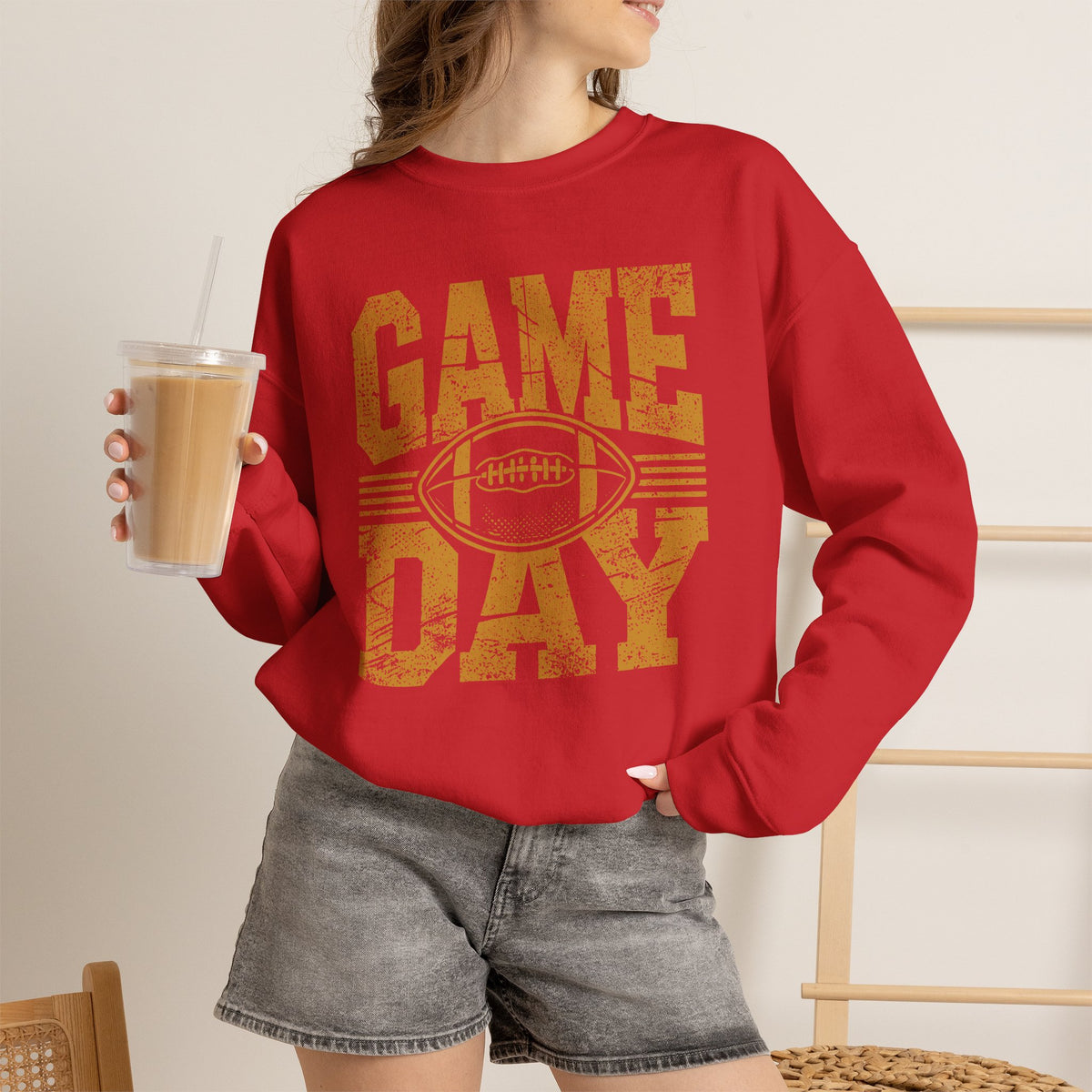 Game Day, Football Team Gildan Unisex Heavy Blend™ Crewneck Sweatshirt