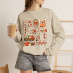 Hello Fall, Cute Autumn Collage, Gildan Unisex Heavy Blend™ Crewneck Sweatshirt