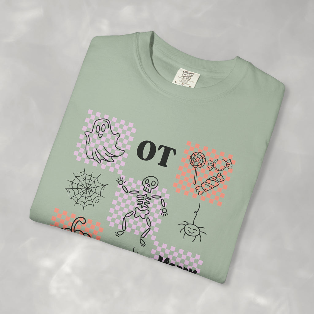 Cute Occupational Therapy Halloween Comfort Colors Unisex Garment-Dyed T-shirt for OT, COTA, OTA