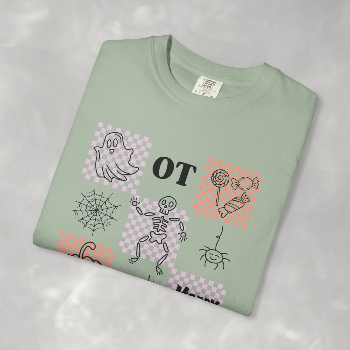 Cute Occupational Therapy Halloween Comfort Colors Unisex Garment-Dyed T-shirt for OT, COTA, OTA