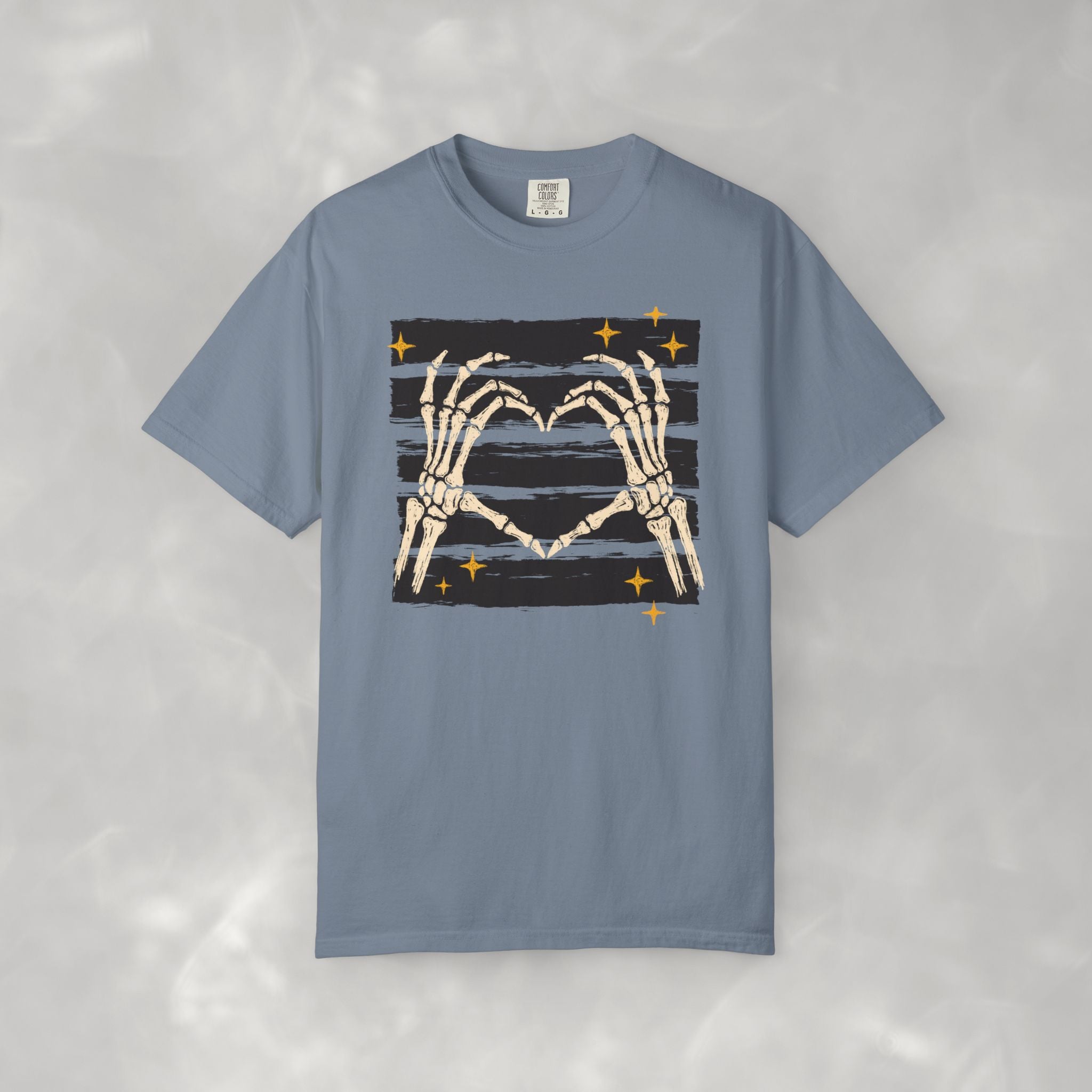 Spooky Skeleton Hands, Cute Halloween Comfort Colors Tee