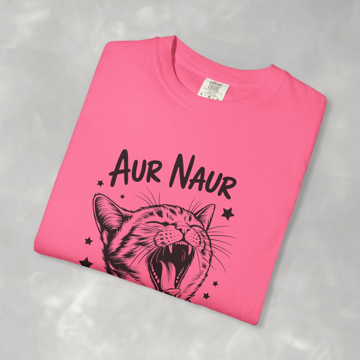 Aur Naur (Oh No) Funny Cat Lover Unisex Comfort Colors Tee