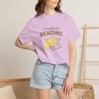 I'd Rather Be Reading, Cat Book Lover Comfort Colors Tee