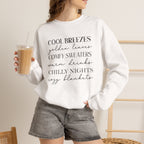 Autumn Vibes Gildan Unisex Heavy Blend™ Crewneck Sweatshirt for Fall, Thanksgiving, Festive