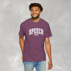 Speech Vibes, Unisex Comfort Colors Tee for SLP, SLPA, Speech Therapy