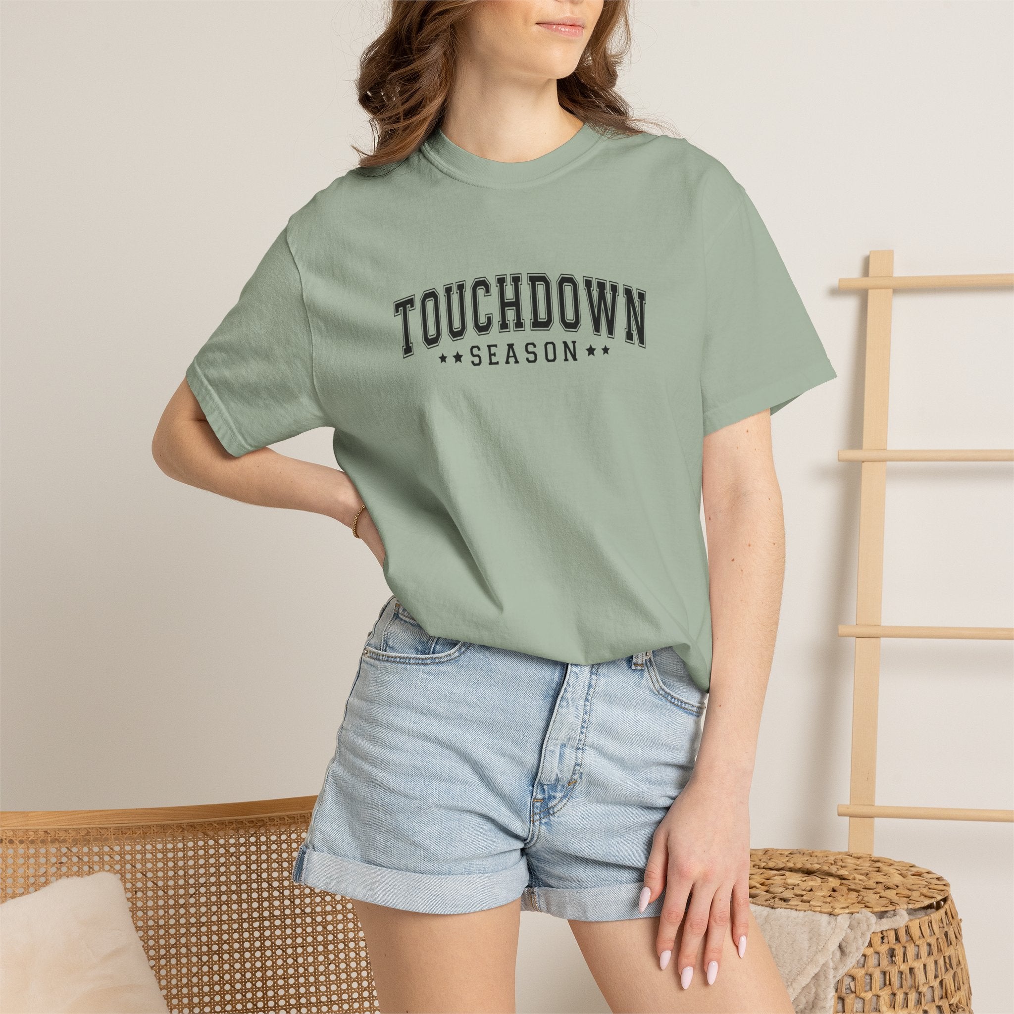 Touchdown Season, Unisex Football Comfort Colors Tee