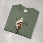 Spooky Retro Ghost Babe Unisex Comfort Colors Tee