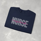 Registered Nurse Leopard Print Gildan Unisex Heavy Blend™ Crewneck Sweatshirt