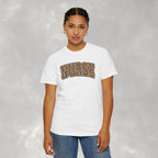 Leopard Print Varsity Nurse Comfort Colors Garment-Dyed T-shirt for RN, LPN, GN, Student Nurse