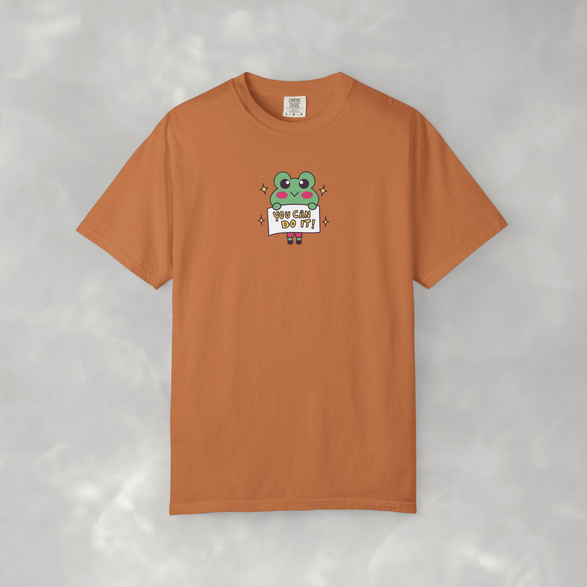 You Can Do It, Cute Motivational Frog Unisex Comfort Colors Tee for OT, PT, Speech Therapist