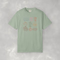 Autum Vibes, Cozy Reading, Pumpkin Spice, Hand-Drawn Doodles Comfort Colors Tee