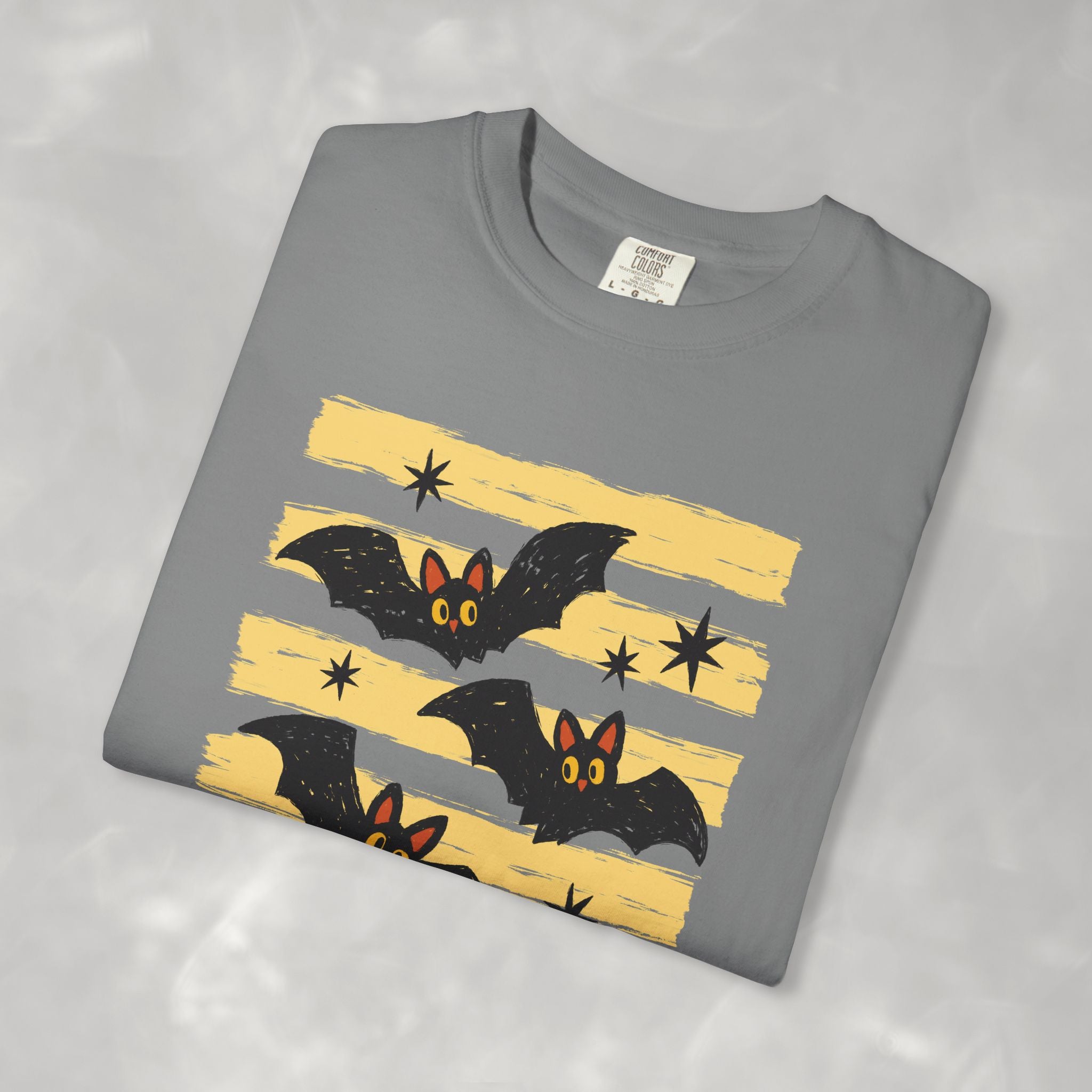 Cute Halloween Bats, Unisex Comfort Colors Tee