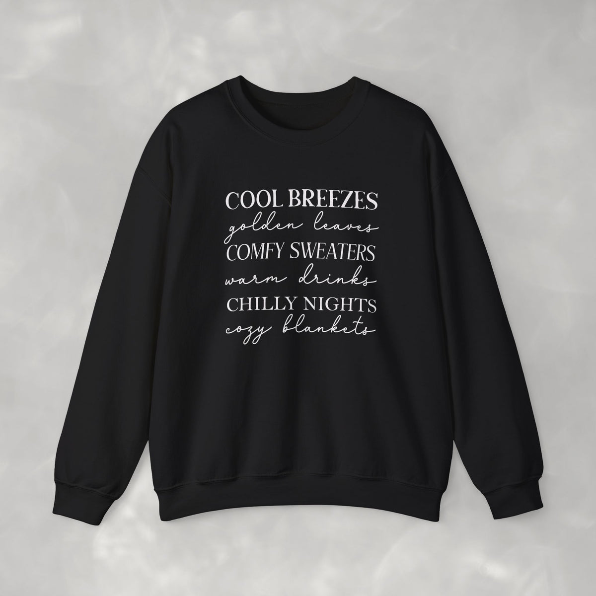 Autumn Vibes Gildan Unisex Heavy Blend™ Crewneck Sweatshirt for Fall, Thanksgiving, Festive