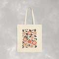 Vintage Autmn, Retro Fall Double-Sided Cotton Canvas Tote Bag