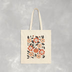 Vintage Autmn, Retro Fall Double-Sided Cotton Canvas Tote Bag