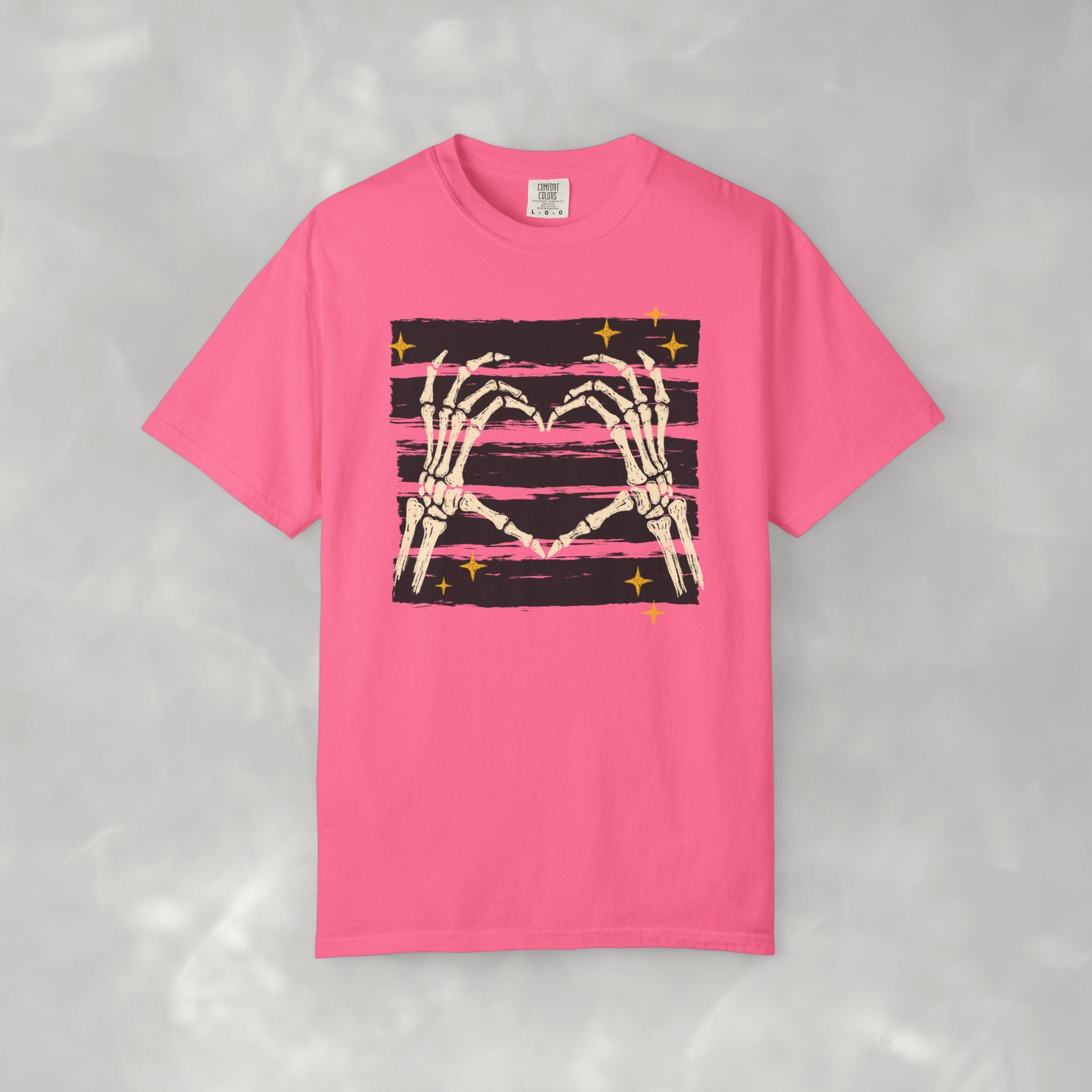 Spooky Skeleton Hands, Cute Halloween Comfort Colors Tee