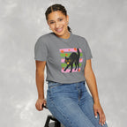 Spooky, Cute Black Cat, Halloween Comfort Colors Tee Unisex