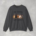 No Tricks Just Chicks, Funny Halloween Chickens in Costumes, Gildan Unisex Heavy Blend™ Crewneck Sweatshirt