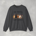 No Tricks Just Chicks, Funny Halloween Chickens in Costumes, Gildan Unisex Heavy Blend™ Crewneck Sweatshirt