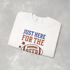 Funny Just Here for the Beer, Gildan Unisex Heavy Blend™ Crewneck Sweatshirt