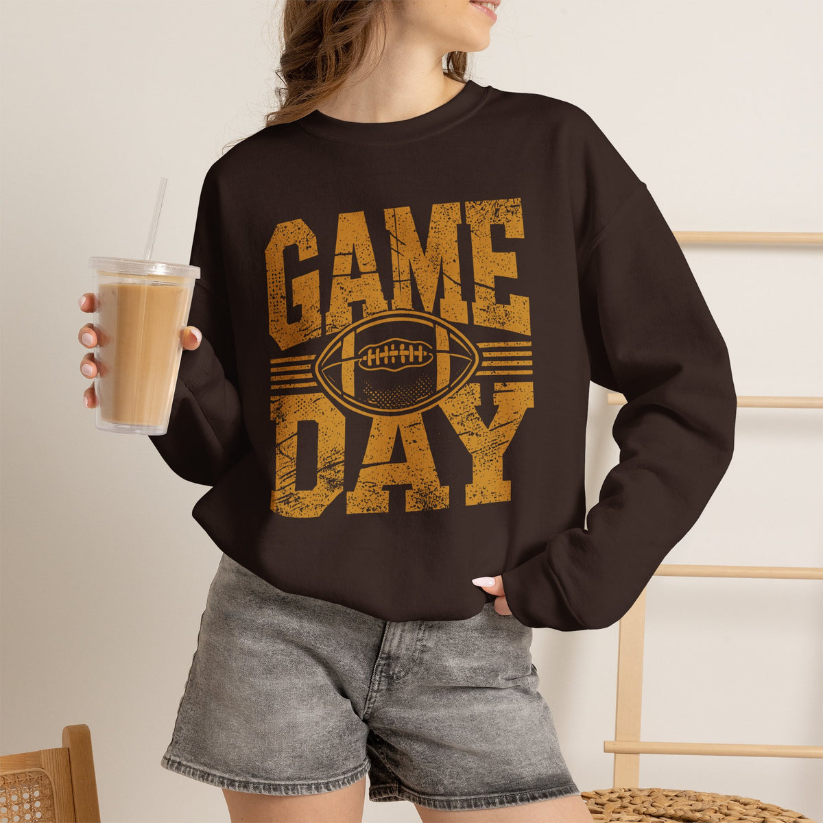 Game Day, Football Team Gildan Unisex Heavy Blend™ Crewneck Sweatshirt