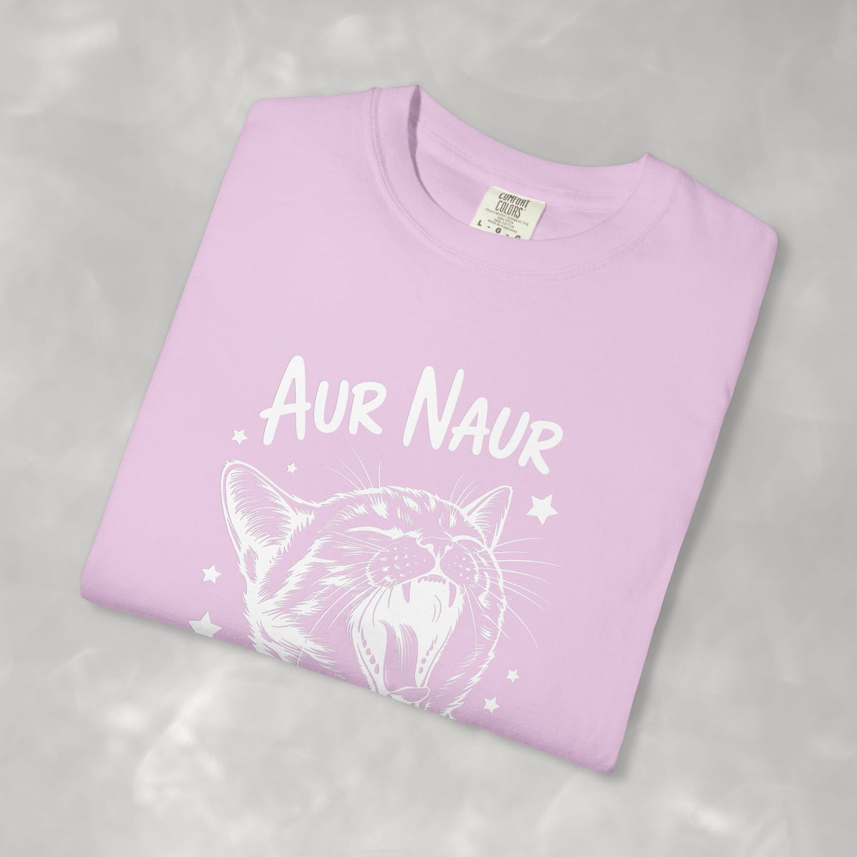 Aur Naur (Oh No) Funny Cat Lover Unisex Comfort Colors Tee