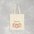 Getting Lit Funny Fall Candle Double-Sided Cotton Canvas Tote Bag