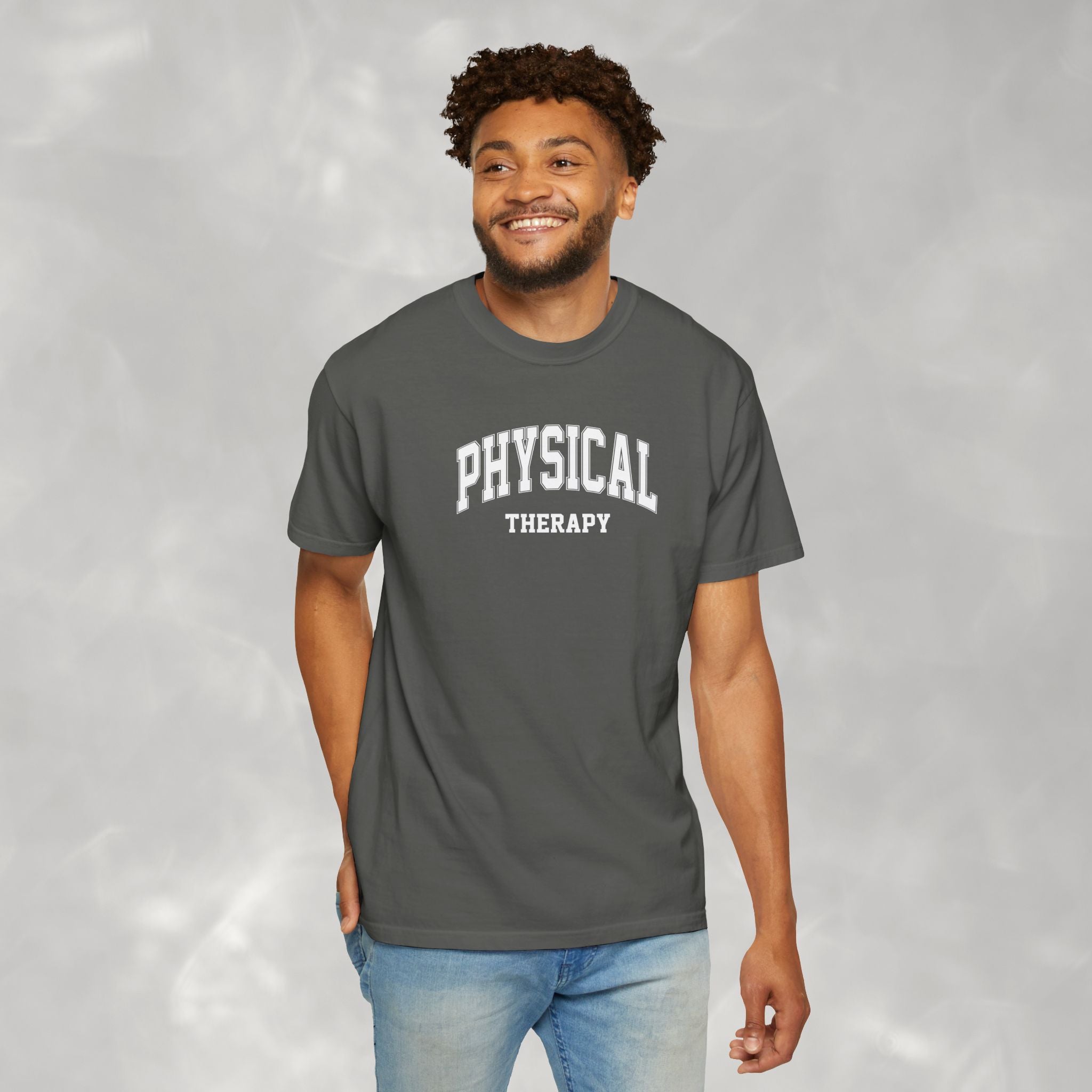 Physical Therapy, Therapist Classic Varsity Style Comfort Colors Tee