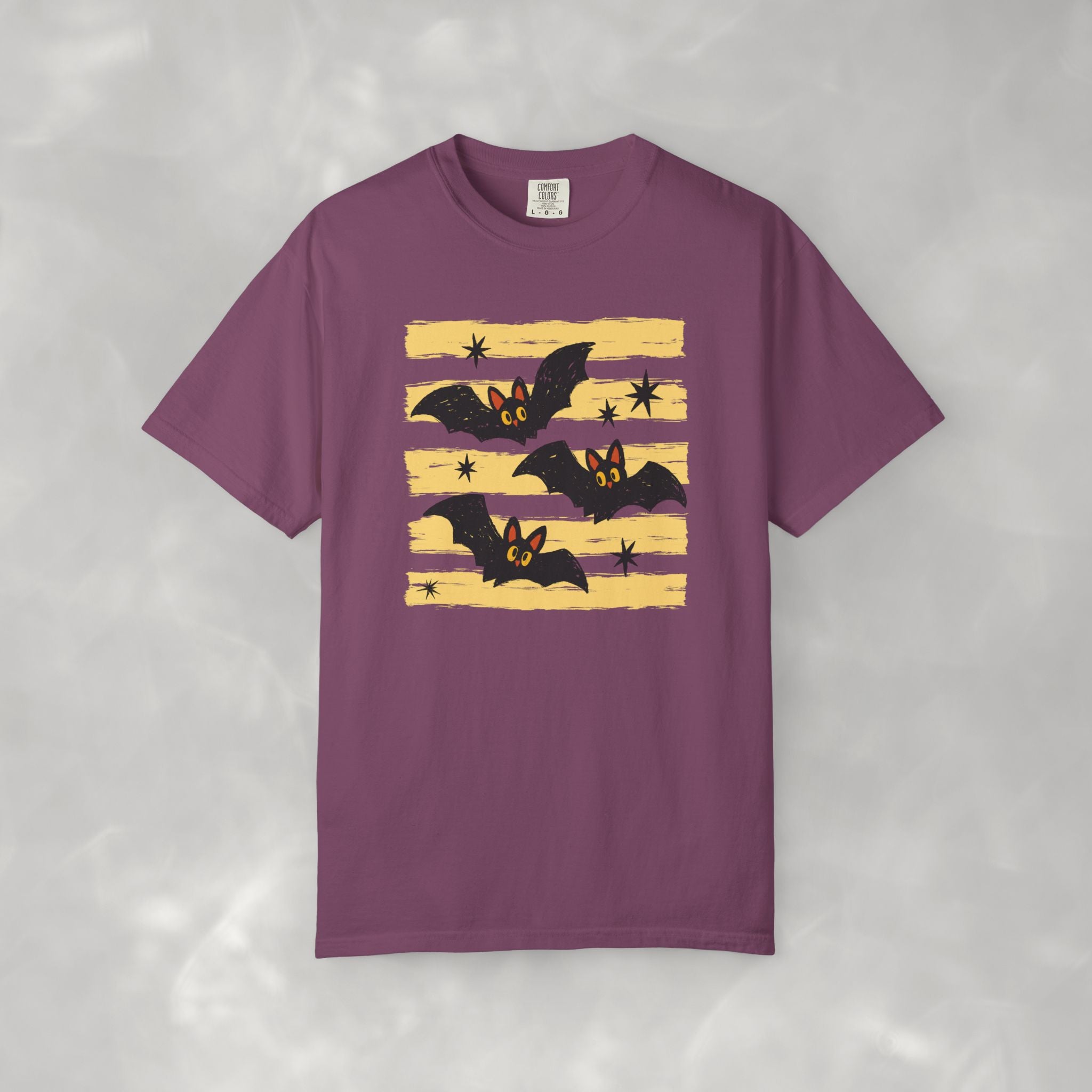 Cute Halloween Bats, Unisex Comfort Colors Tee