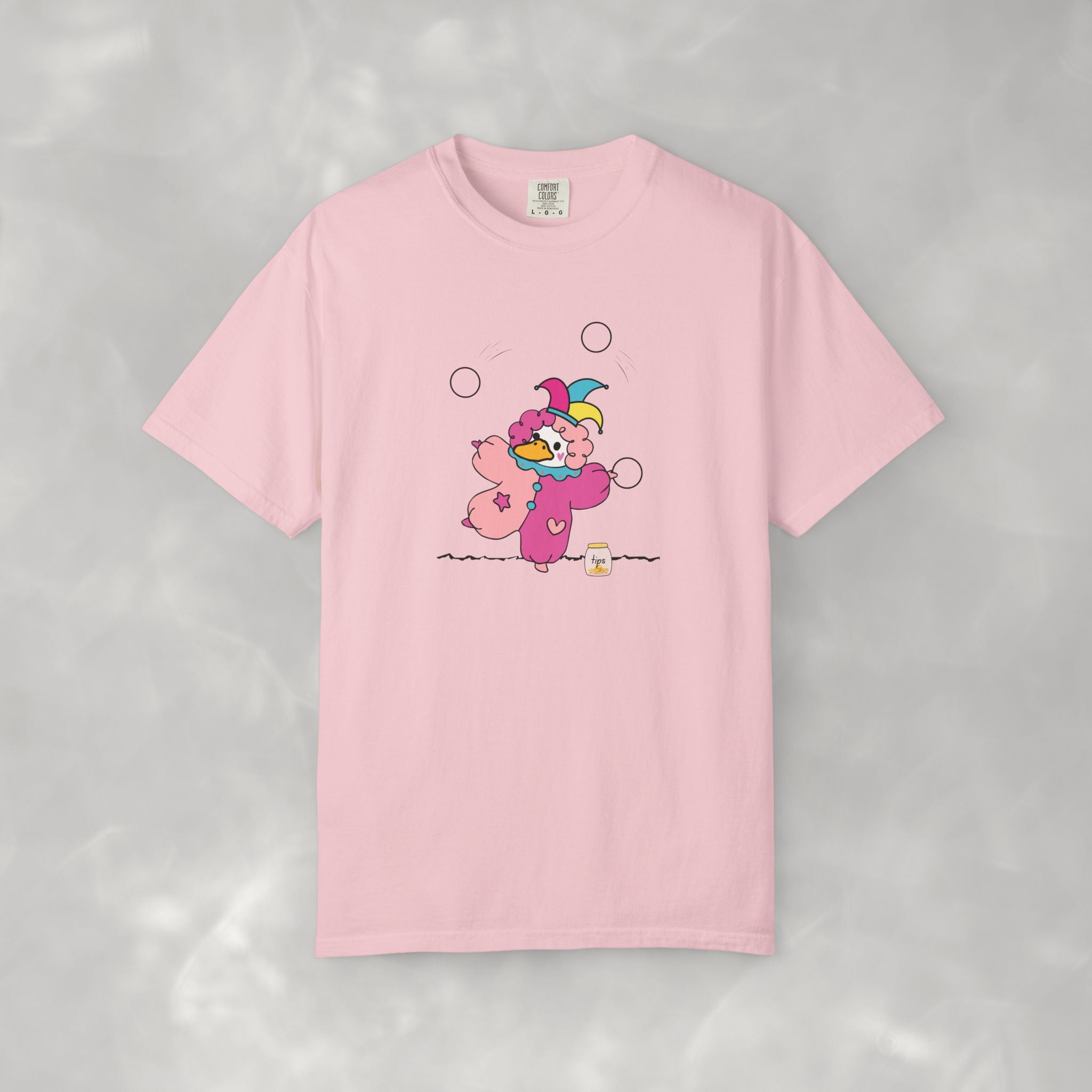 Juggling Goose, Questionable Concepts Comfort Colors Tee