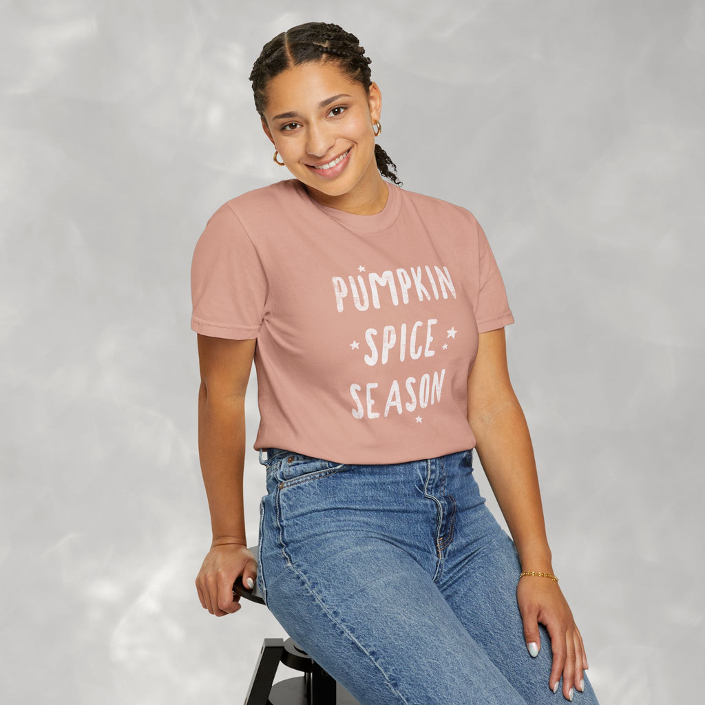 Pumpkin Spice Season Comfort Colors Unisex Garment-Dyed T-shirt