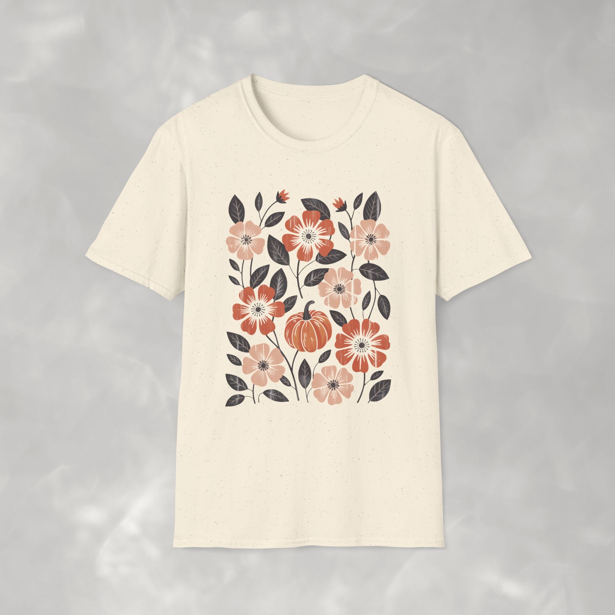 Boho Autumn, Vintage Fall Gildan Unisex Softstyle T-Shirt