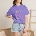 Late Night Book Club, Comfort Colors Book Lover, Reader Tee for Women,