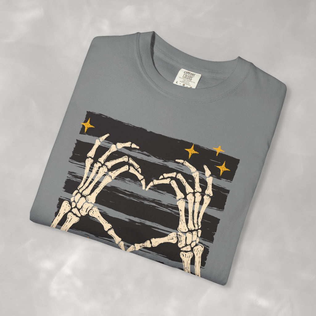 Spooky Skeleton Hands, Cute Halloween Comfort Colors Tee