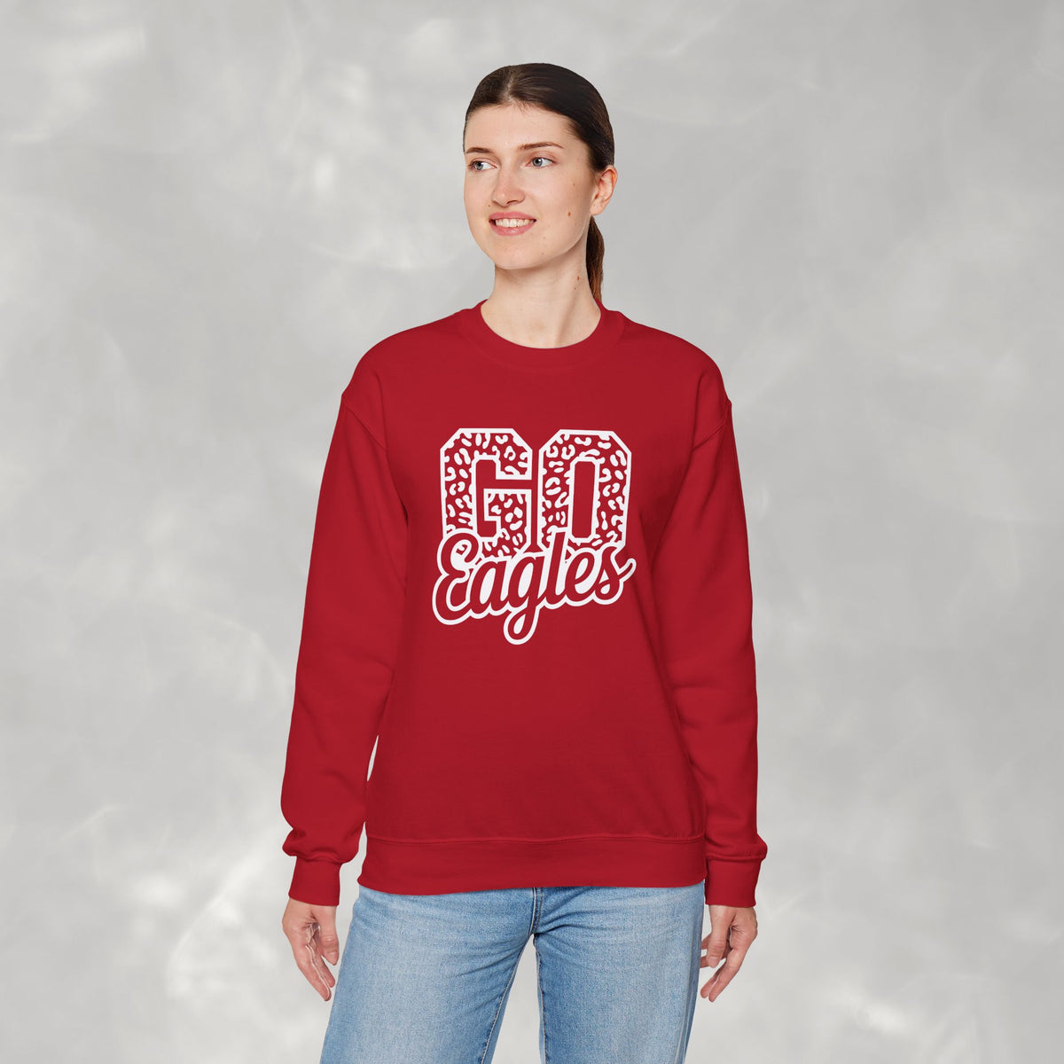 Go Eagles, Eagle Pride, Team Spirit Gildan Unisex Heavy Blend™ Crewneck Sweatshirt