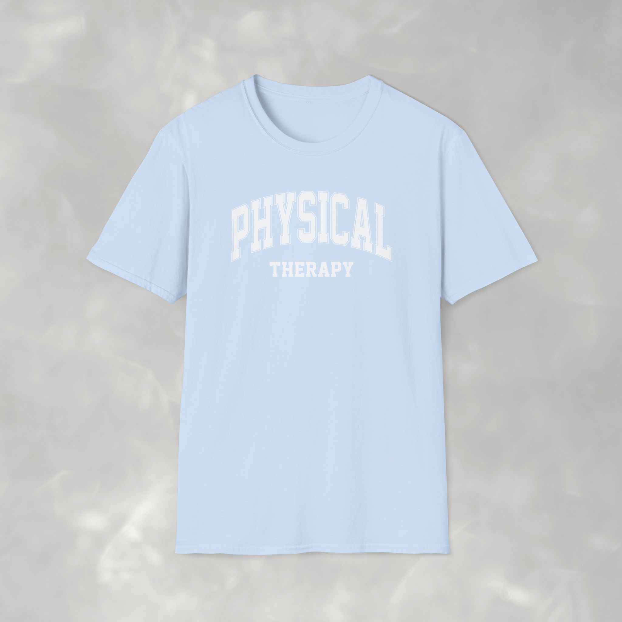 Physical Therapy, Therapist Varsity Style Gildan Unisex Softstyle T-Shirt