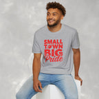 Small Town Big Pride, Football, School Spirit Gildan Unisex Softstyle T-Shirt