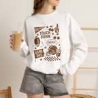 Football Preppy Game Day Gildan Unisex Heavy Blend™ Crewneck Sweatshirt
