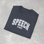 Speech Vibes Gildan Unisex Softstyle T-Shirt for SLP, SLPA, Speech Therapy