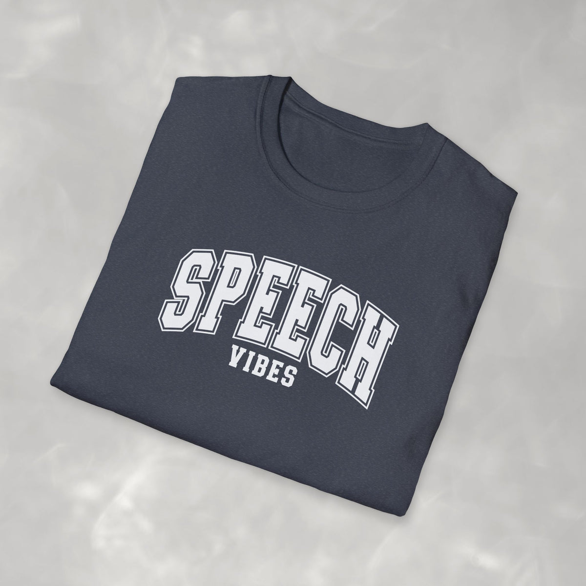 Speech Vibes Gildan Unisex Softstyle T-Shirt for SLP, SLPA, Speech Therapy