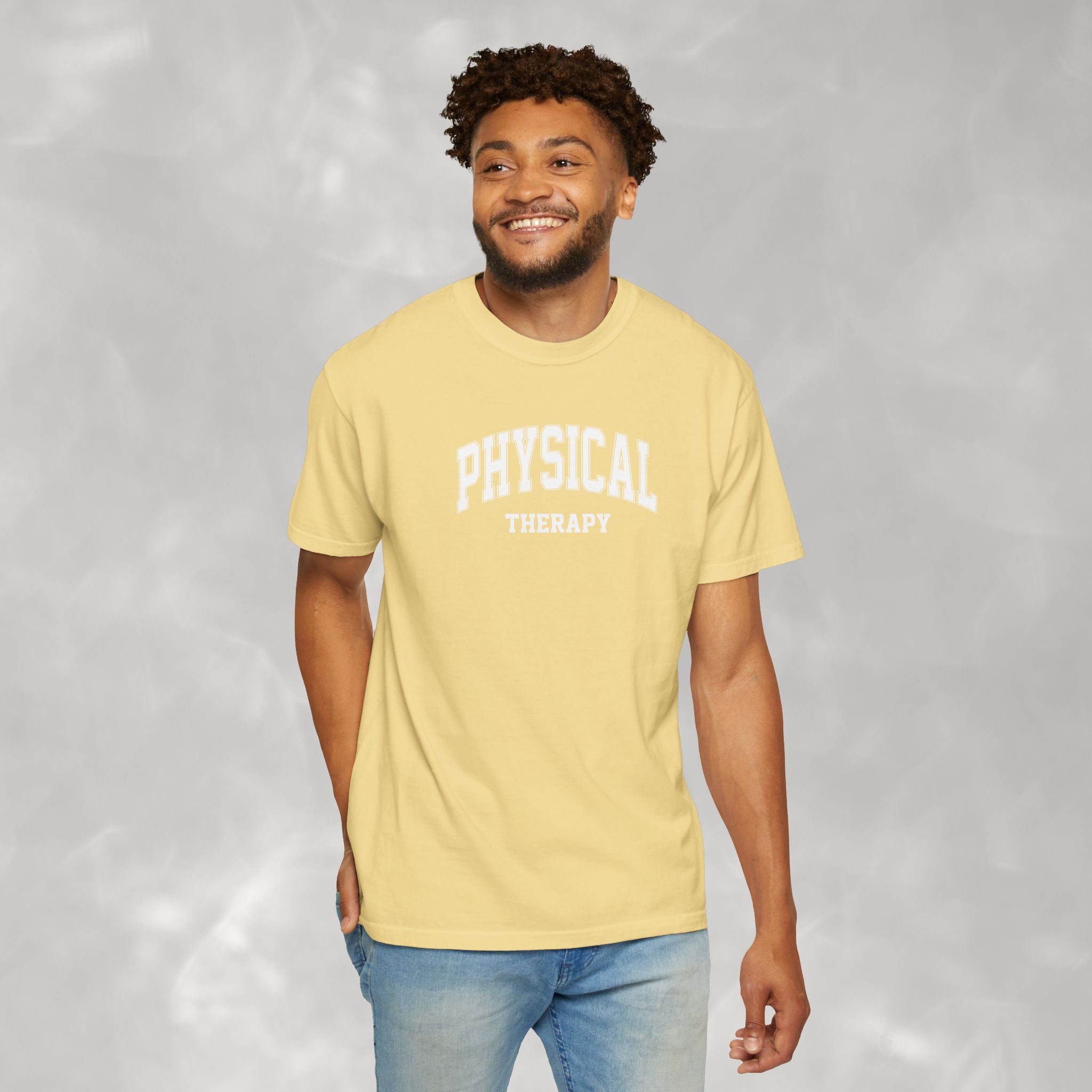 Physical Therapy, Therapist Classic Varsity Style Comfort Colors Tee