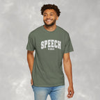 Speech Vibes, Unisex Comfort Colors Tee for SLP, SLPA, Speech Therapy